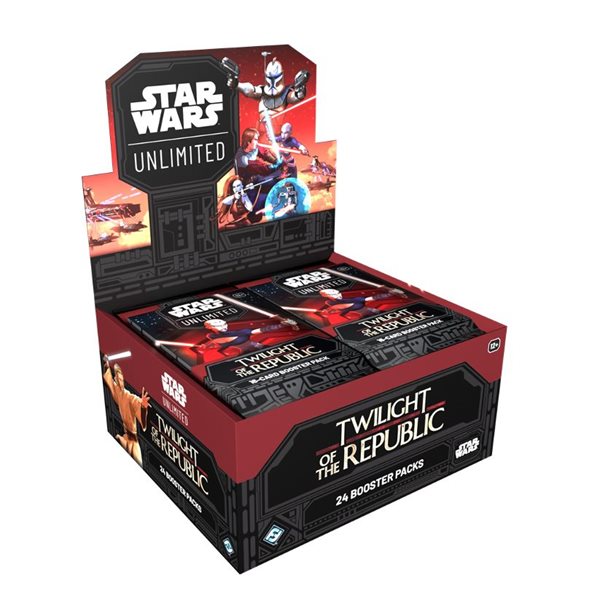 Boîte du jeu Star Wars Unlimited - Twilight of the Republic - Sealed box of 24 Boosters (VA)