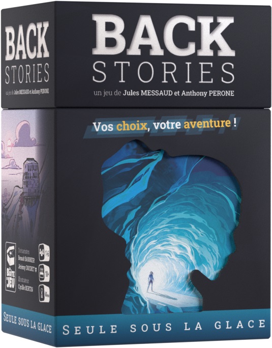 Boîte du jeu Backstories - Seule Sous la Glace