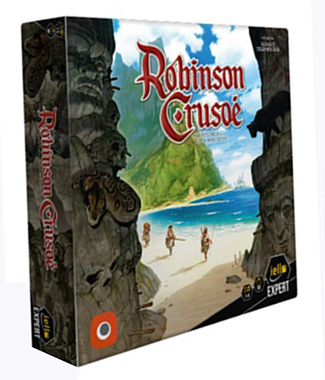 Boîte du jeu Robinson Crusoé - Aventure sur L'Île Maudite