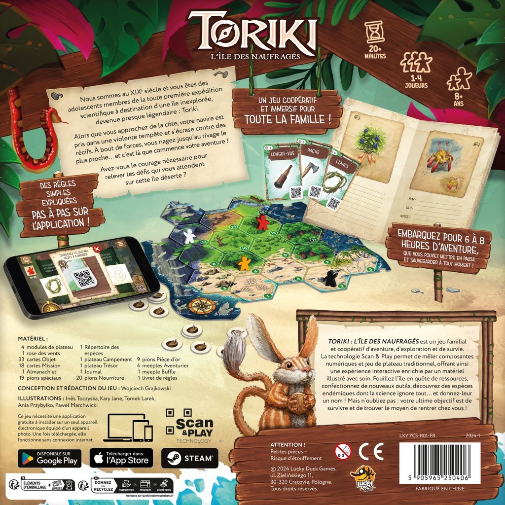 Présentation du jeu Toriki - L'île des Naufragés