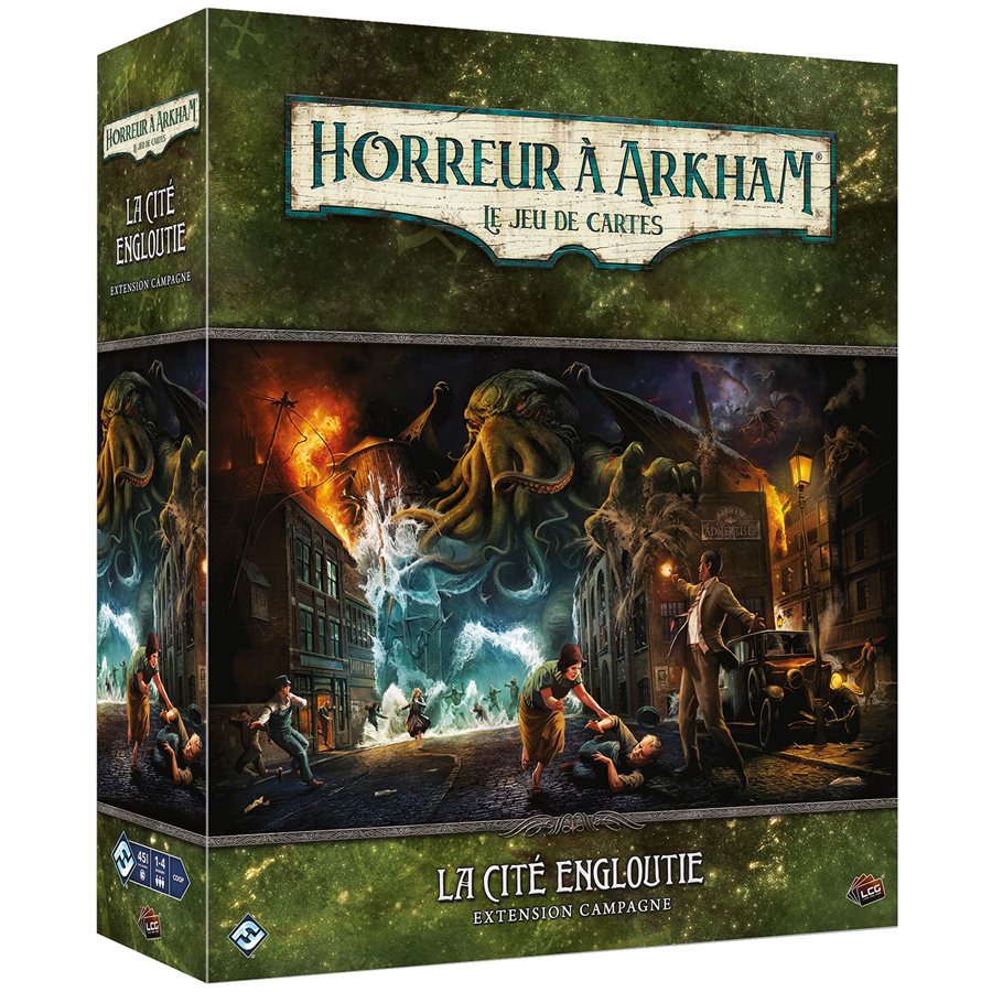 Boîte du jeu Horreur à Arkham JCE: La La Ville Noyé - Extension Campagne