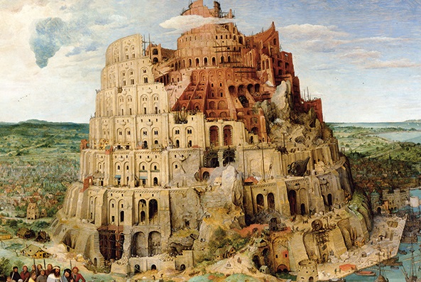 Boîte du casse-tête Tower of Babel (1000 pièces) - Piatnik