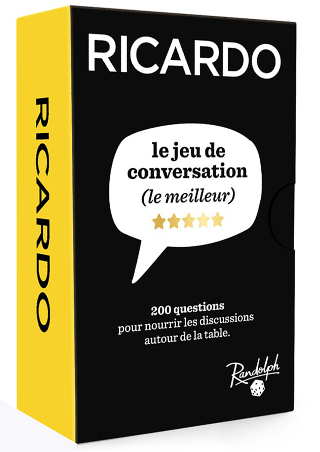 Boîte du jeu Ricardo - le jeu de conversation (le meilleur)