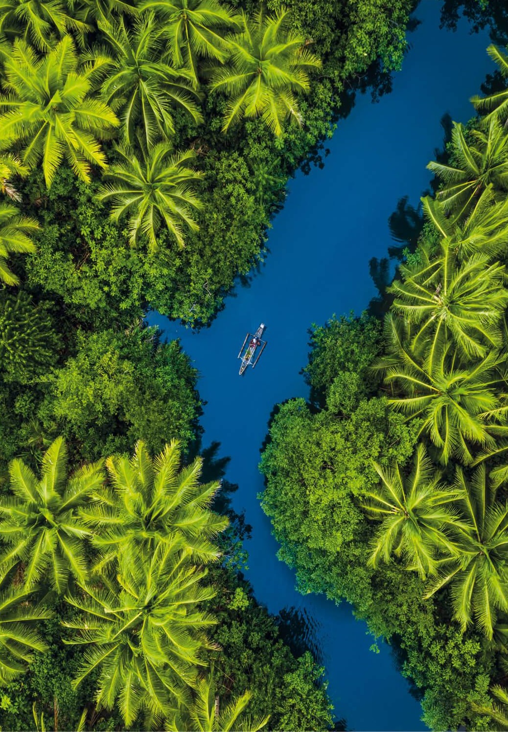 Boîte du casse-tête Vue Aérienne Tropicale (500 pièces) - Clementoni