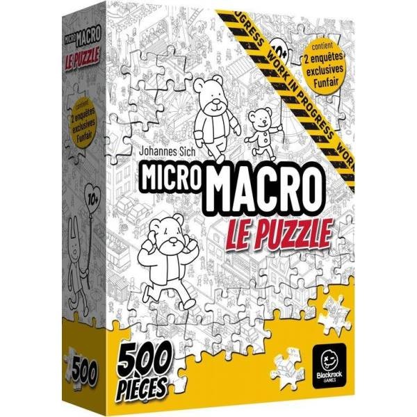 Boîte du casse-tête MicroMacro: Le Puzzle (500 pièces) - Blackrock Games